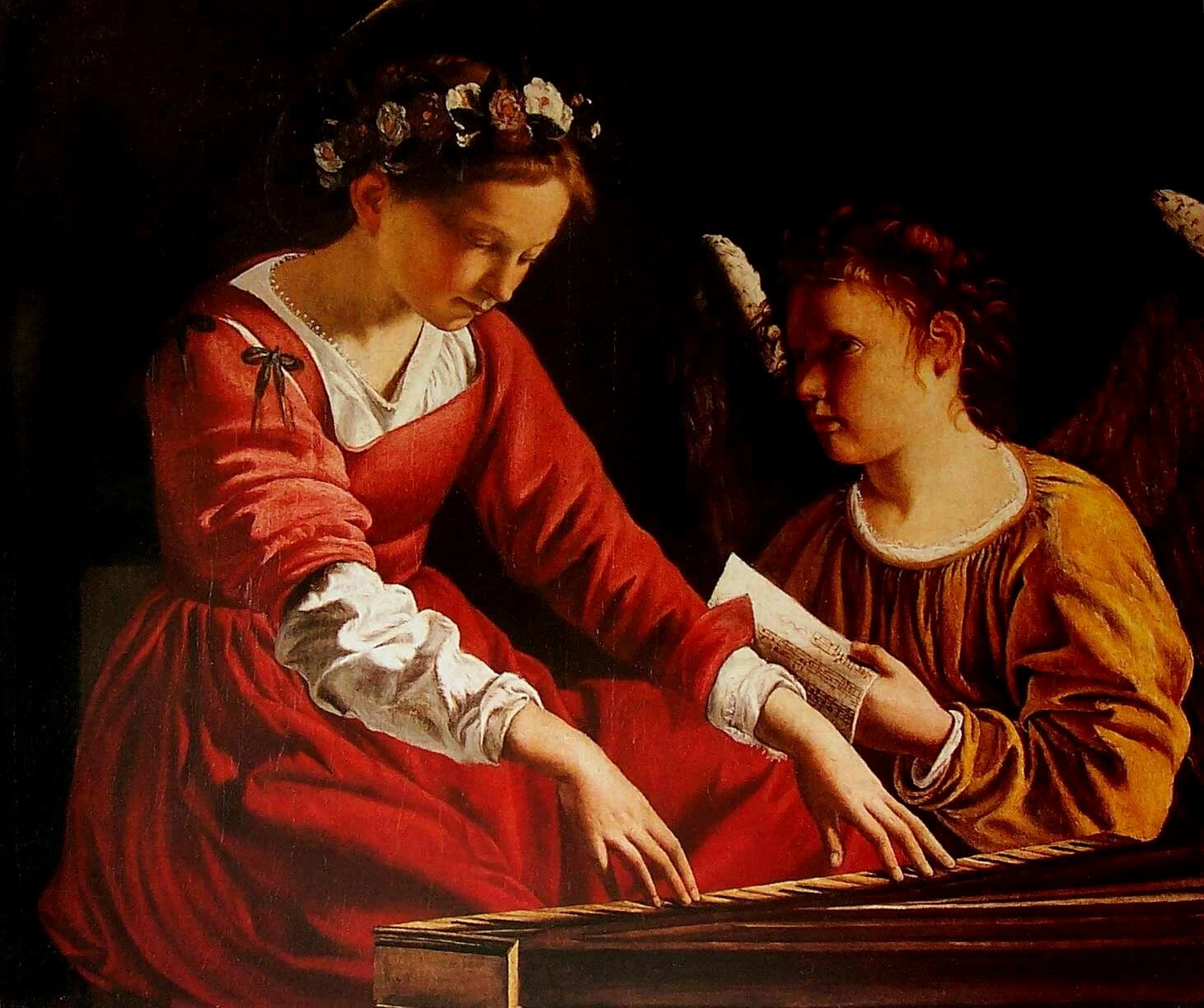 Santa Cecilia alla spinetta con l’angelo - Perugia, Galleria Nazionale dell’Umbria